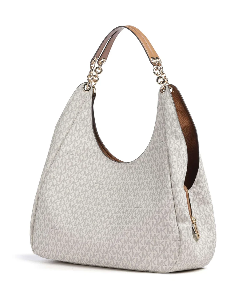 Michael Kors Ellie Large Beuteltasche vanilla/acorn