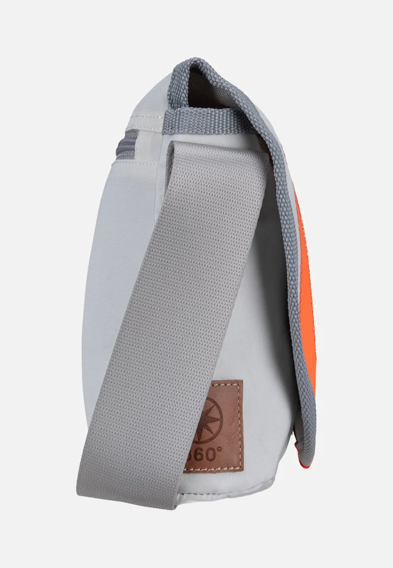Perle Weiss/Sand/Zahl Orange - Messenger Bag