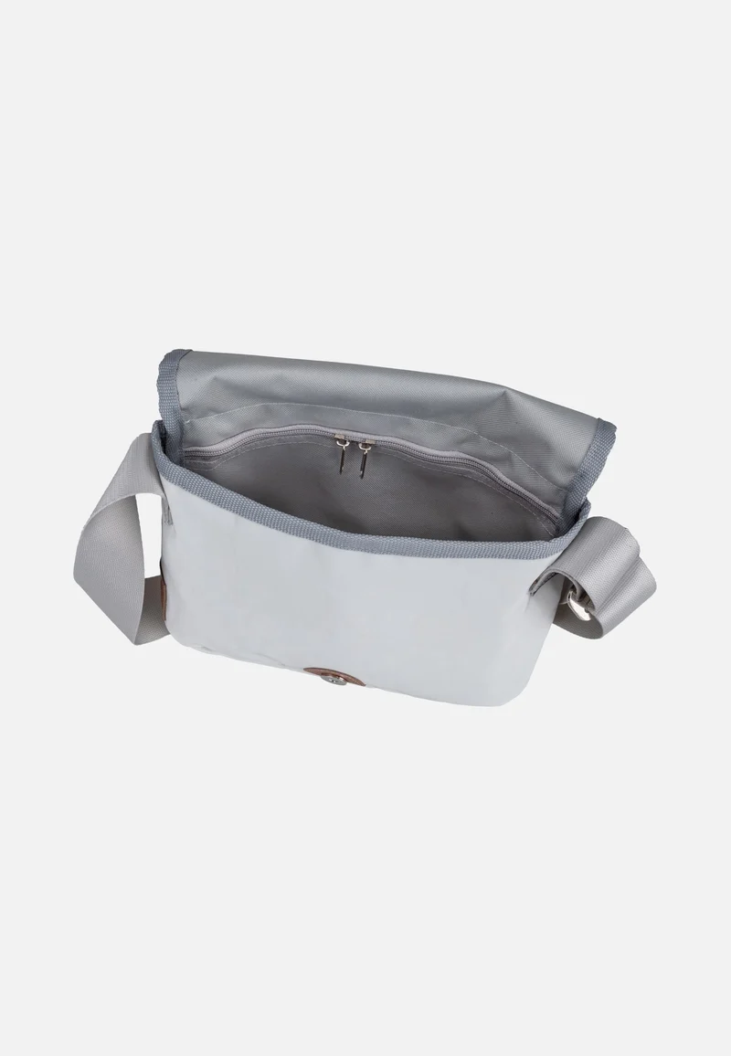 Perle Weiss/Sand/Zahl Orange - Messenger Bag