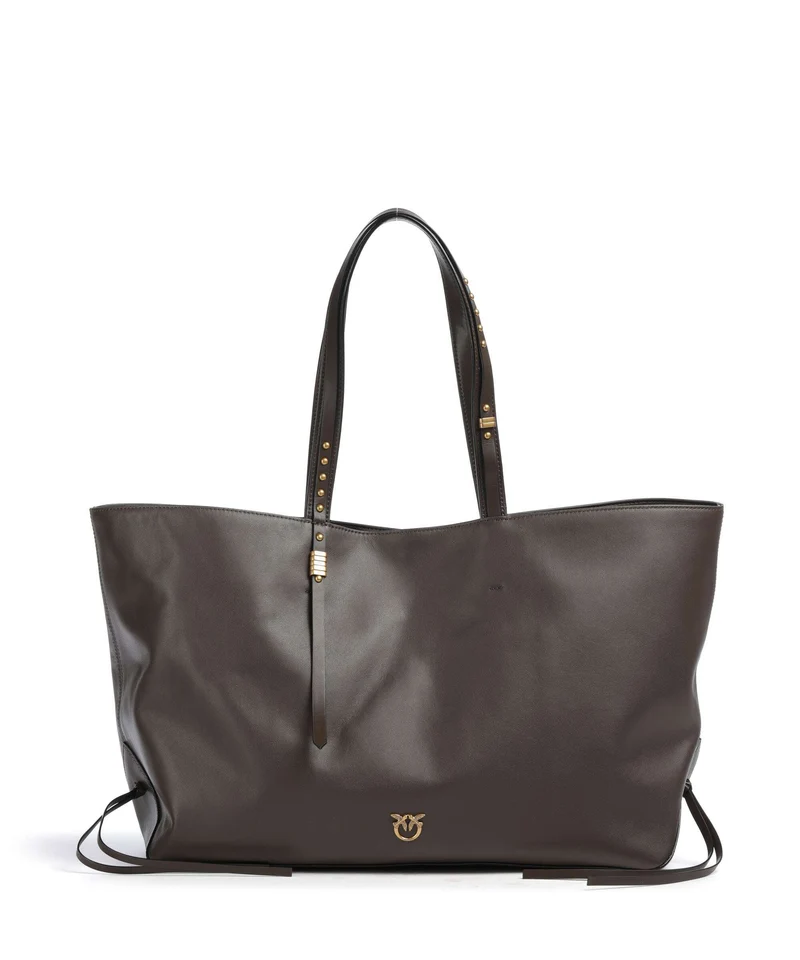 Pinko Shopper marrone/chicco de cafe/antique gold