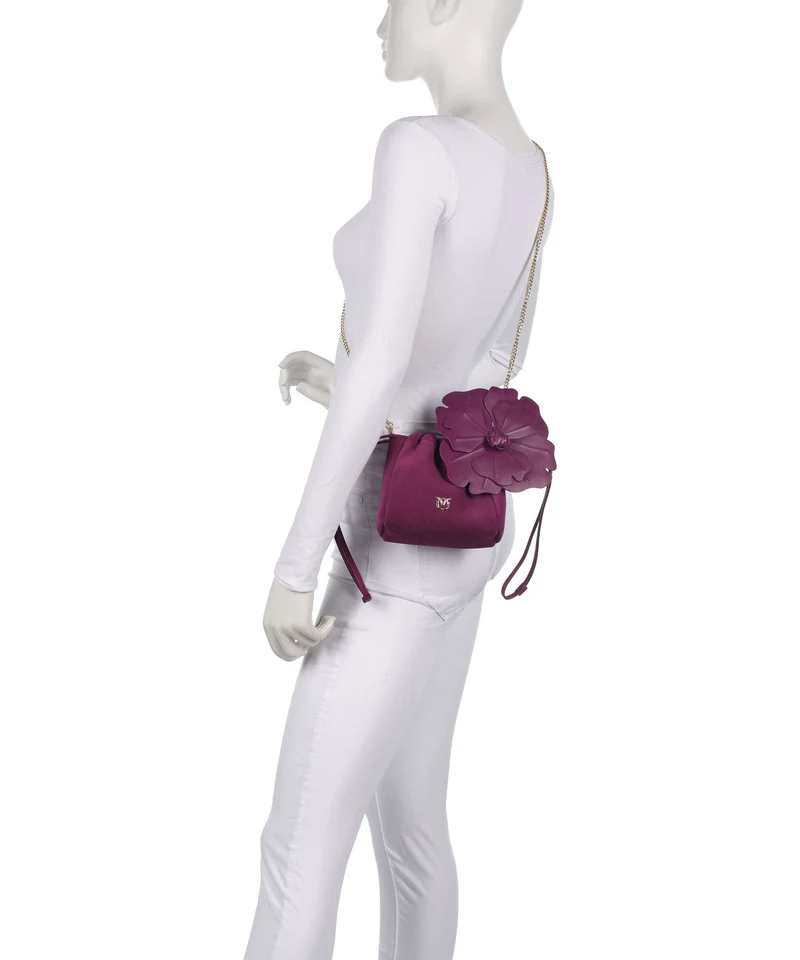 Pinko Flower Bucket Handtasche violet/gold