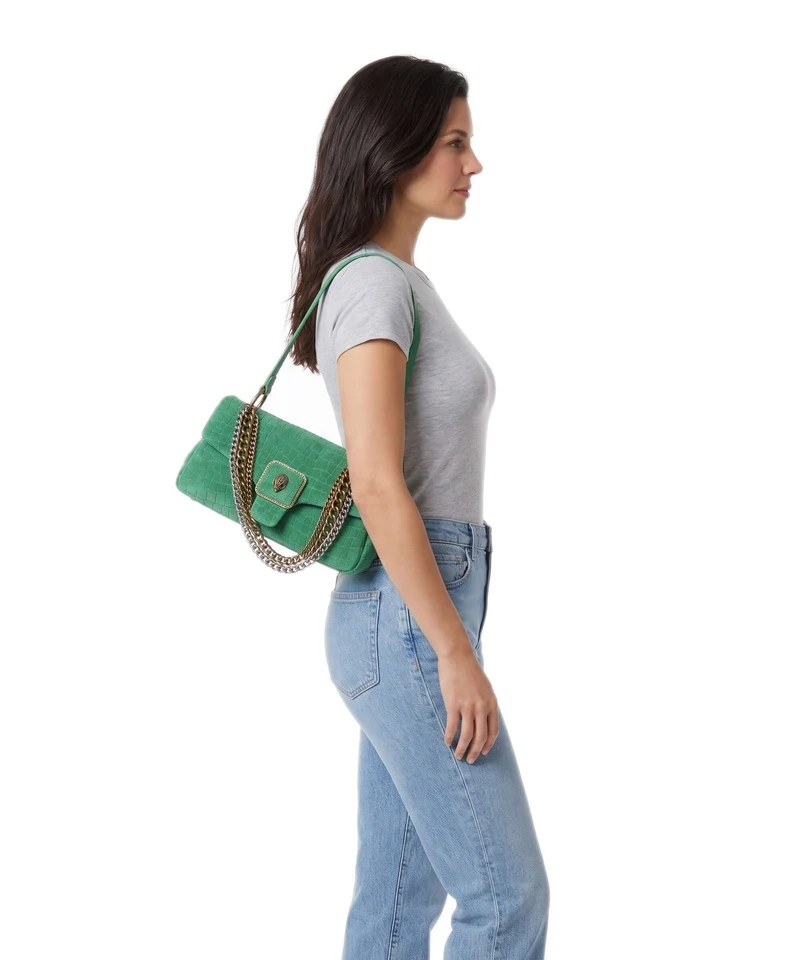 Kurt Geiger Pimlico Schultertasche green
