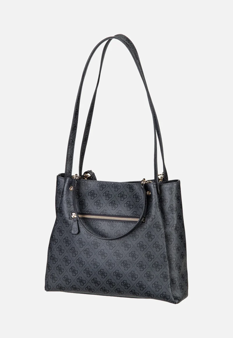 Lorella Logo Girlfriend 84230 Coal Logo - Tote Bag
