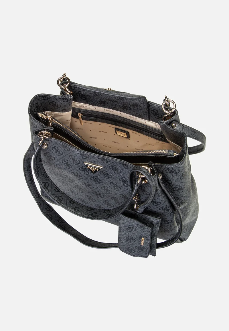 Lorella Logo Girlfriend 84230 Coal Logo - Tote Bag
