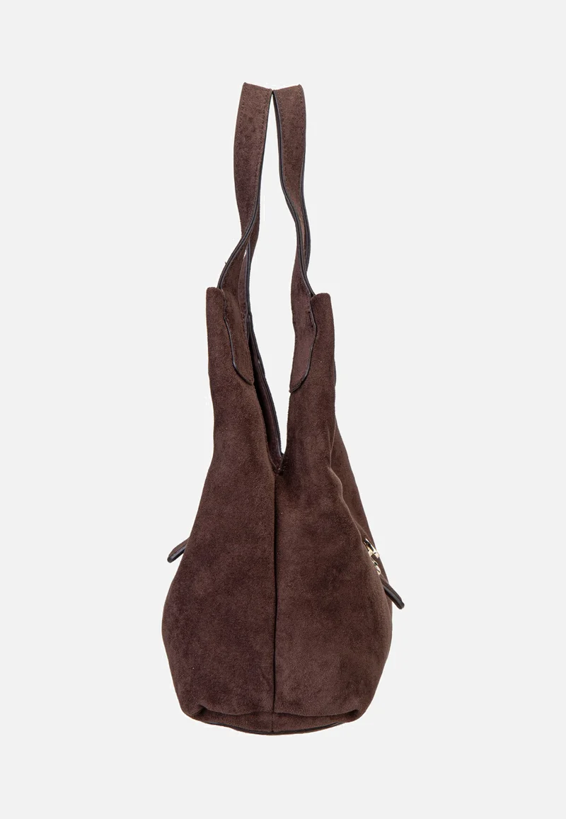 Sunset Small Suede 14010 Espresso - Schultertasche