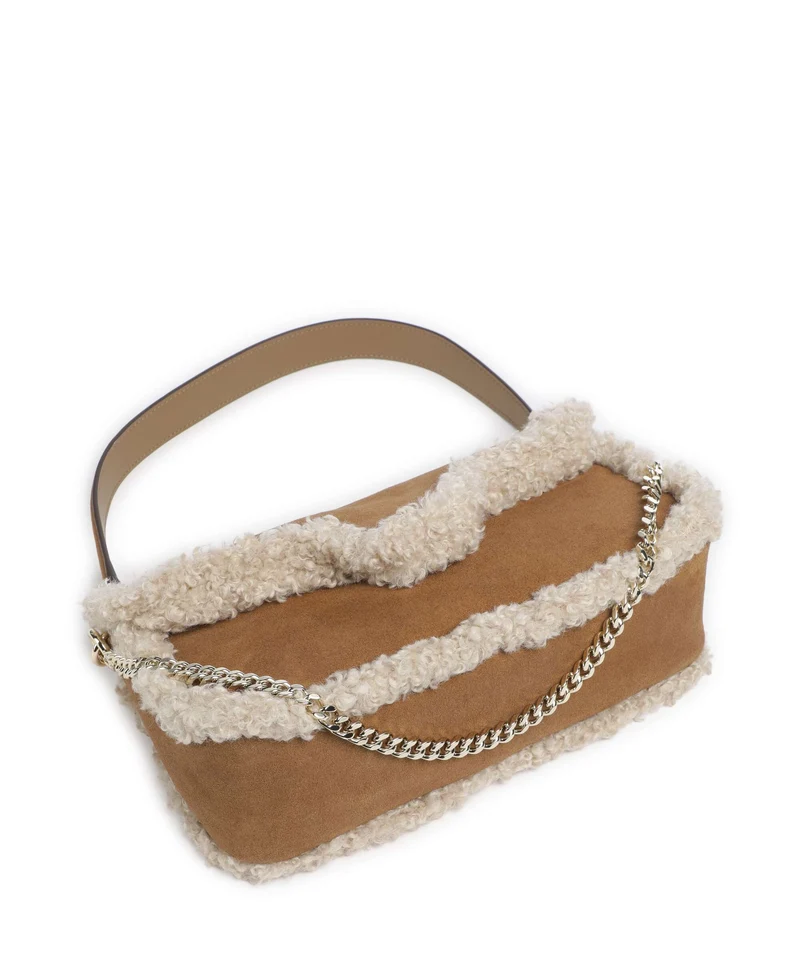 BOSS Beyond Schultertasche medium beige