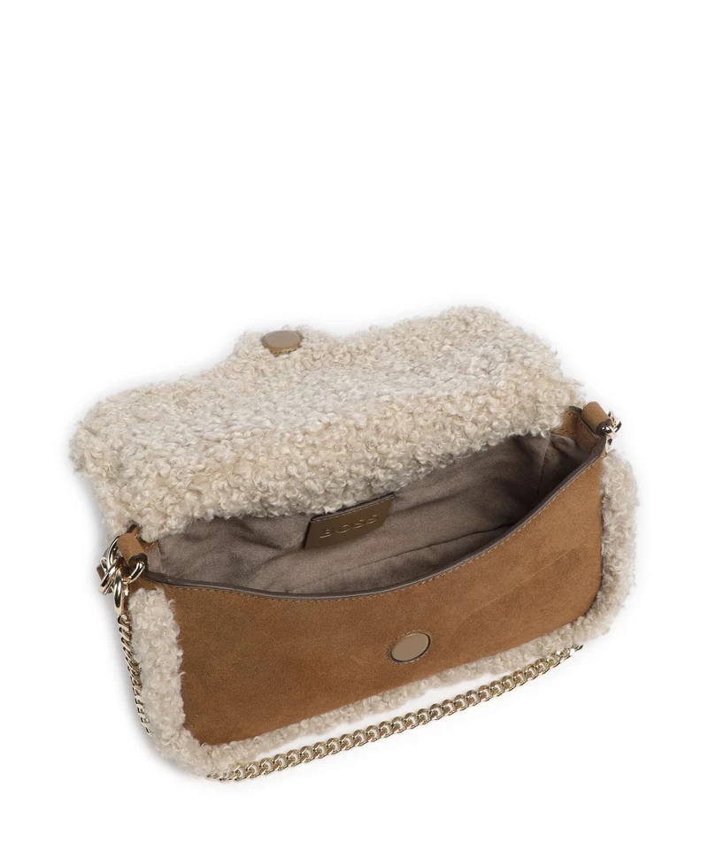 BOSS Beyond Schultertasche medium beige