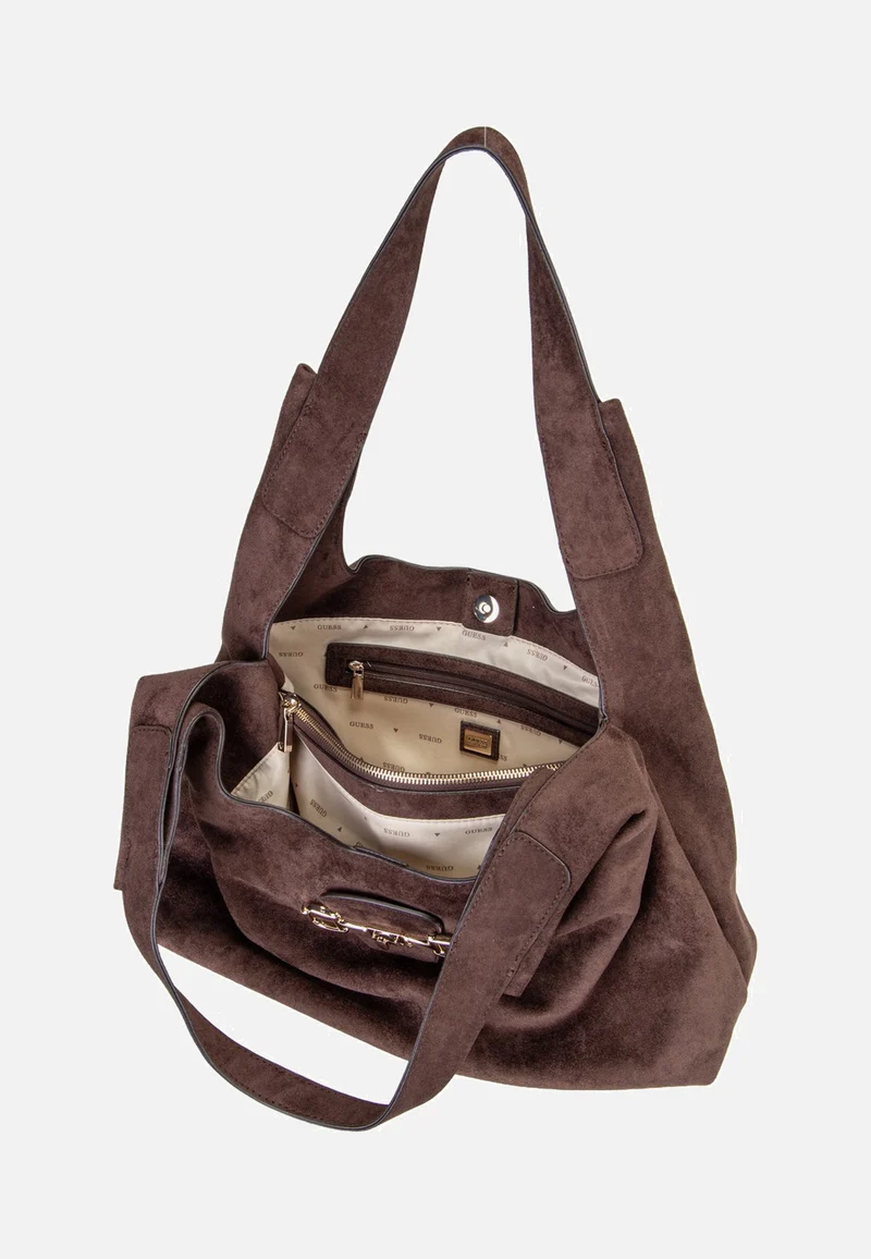 Sunset Suede 14020 Espresso - Hobo Bag