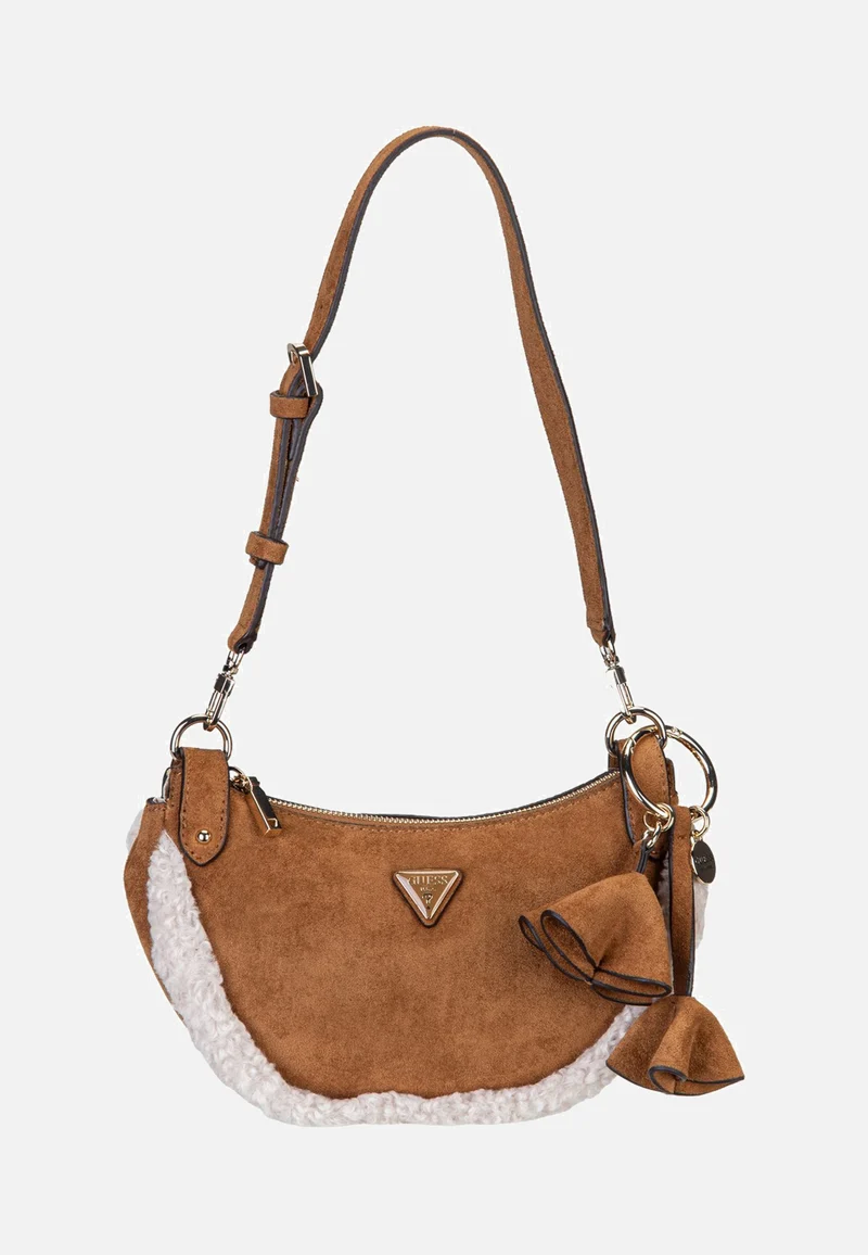 Katie Convertible Suede 53180 Cognac - Schultertasche