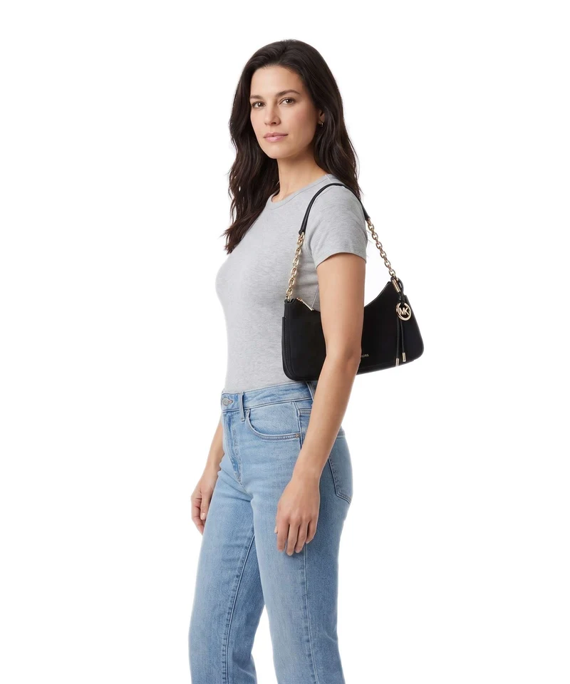 Michael Kors Nolita Medium Schultertasche midnight