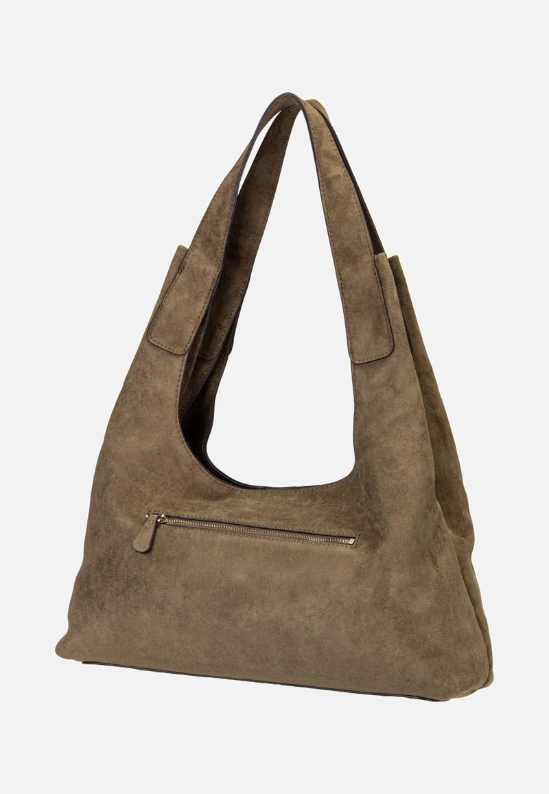 Sunset Suede 14020 Olive - Hobo Bag
