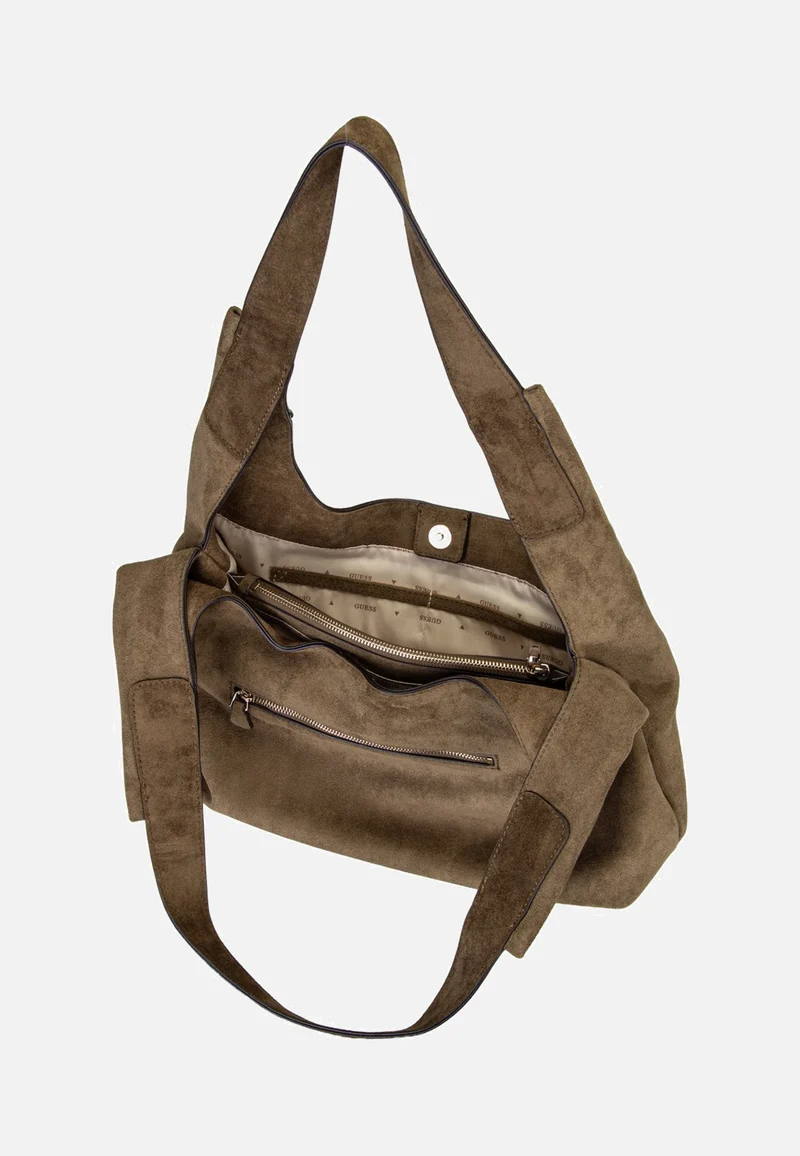 Sunset Suede 14020 Olive - Hobo Bag