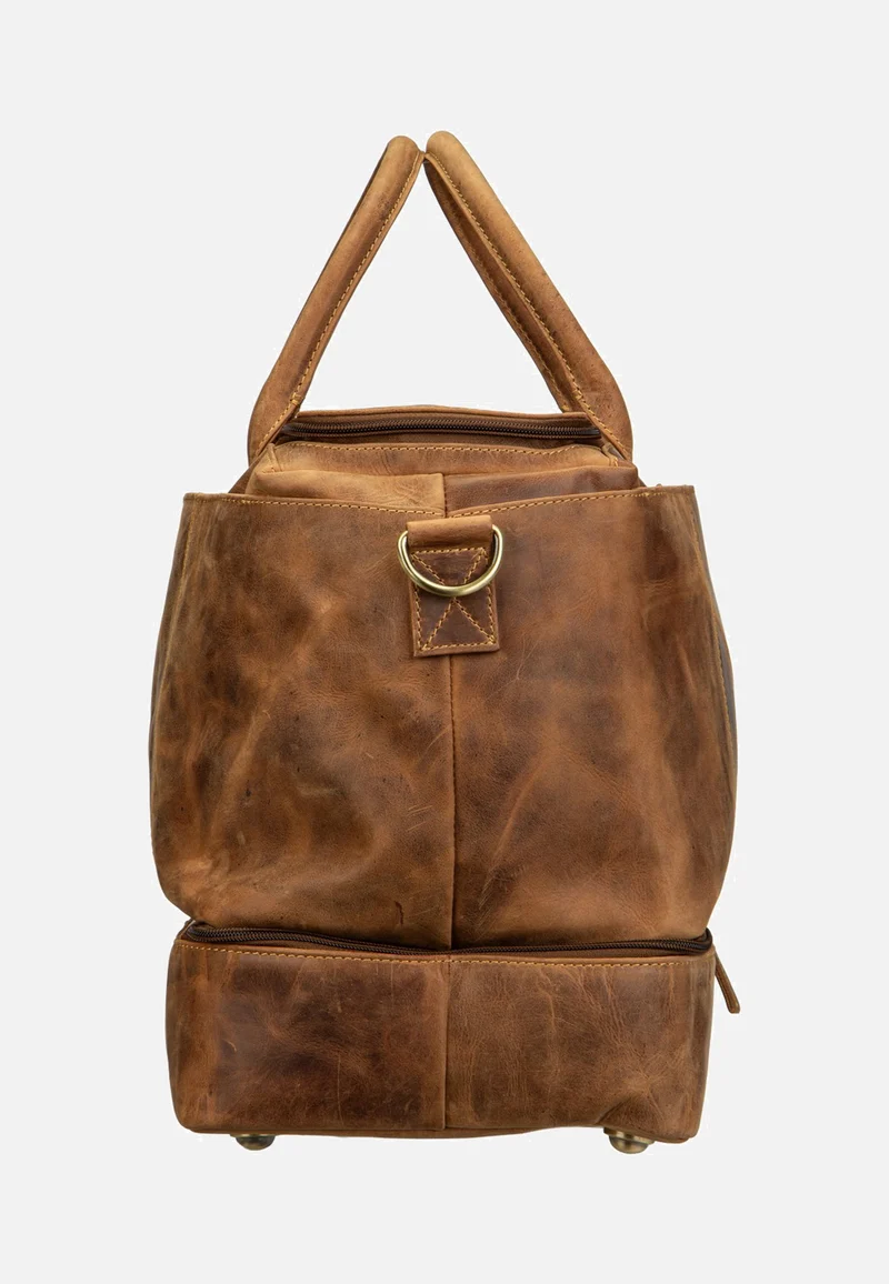 Vintage Traveller Leder Sattelbraun - Weekender