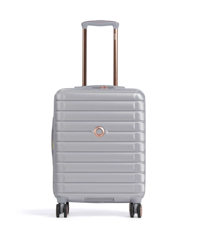 Delsey Paris Shadow 5.0 4-Rollen Trolley platinum