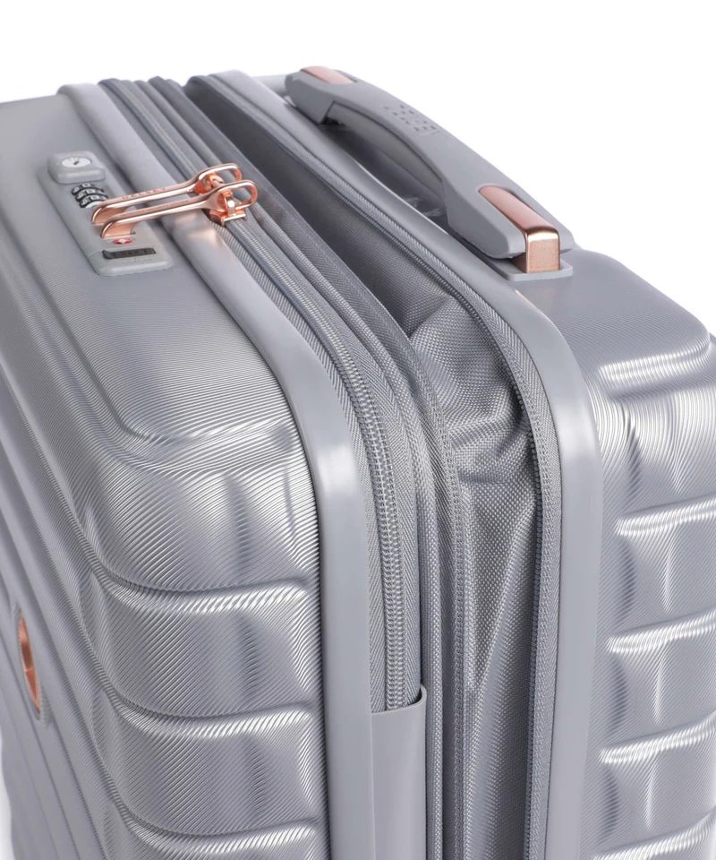 Delsey Paris Shadow 5.0 4-Rollen Trolley platinum