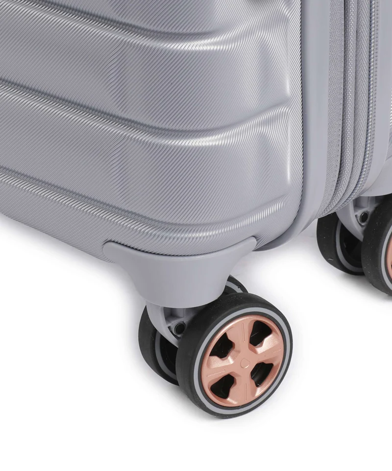 Delsey Paris Shadow 5.0 4-Rollen Trolley platinum
