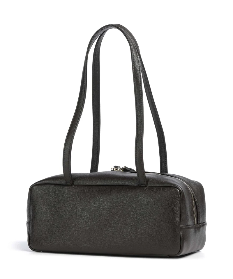 Kazar Solenne Schultertasche dark brown