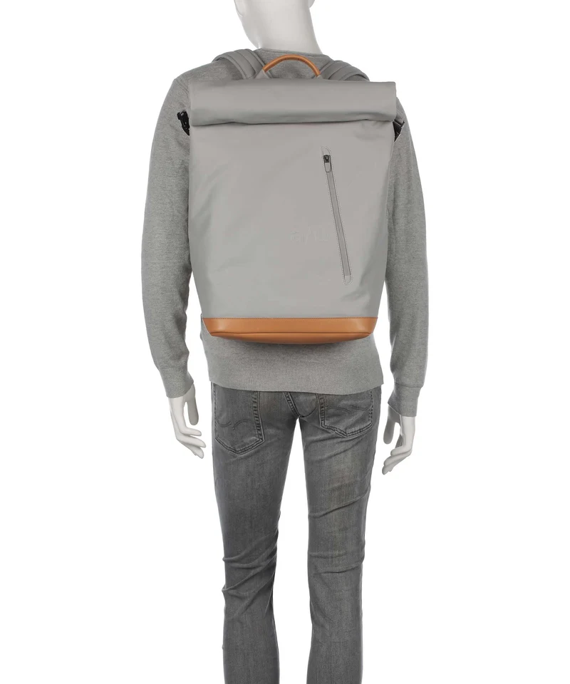 Aunts & Uncles Japan Matsuyama Rolltop Rucksack circular grey