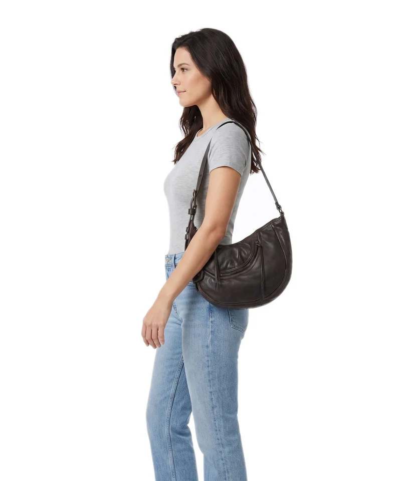 Liebeskind Luna II 3D S Beuteltasche deep soil
