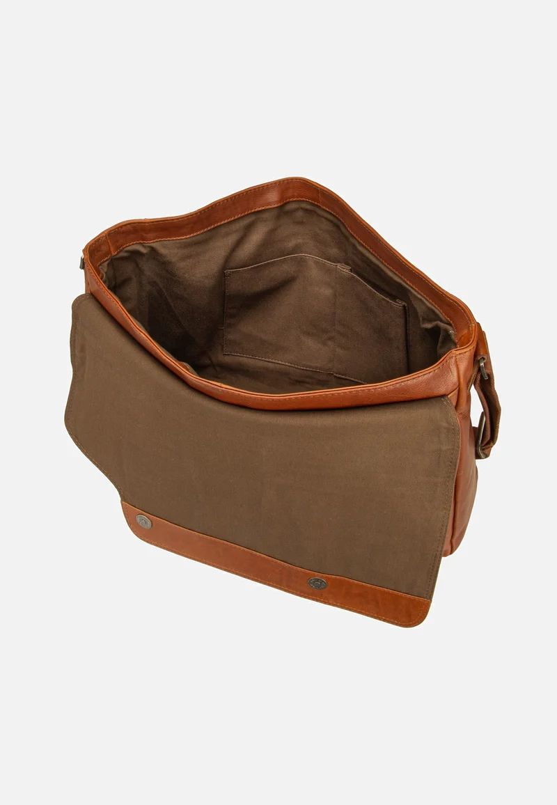 Waxy Vintage A4 Messenger Tobacco Nut - Umhängetasche