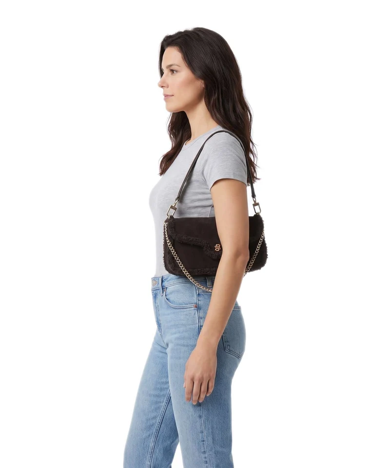 BOSS Beyond Schultertasche dark brown
