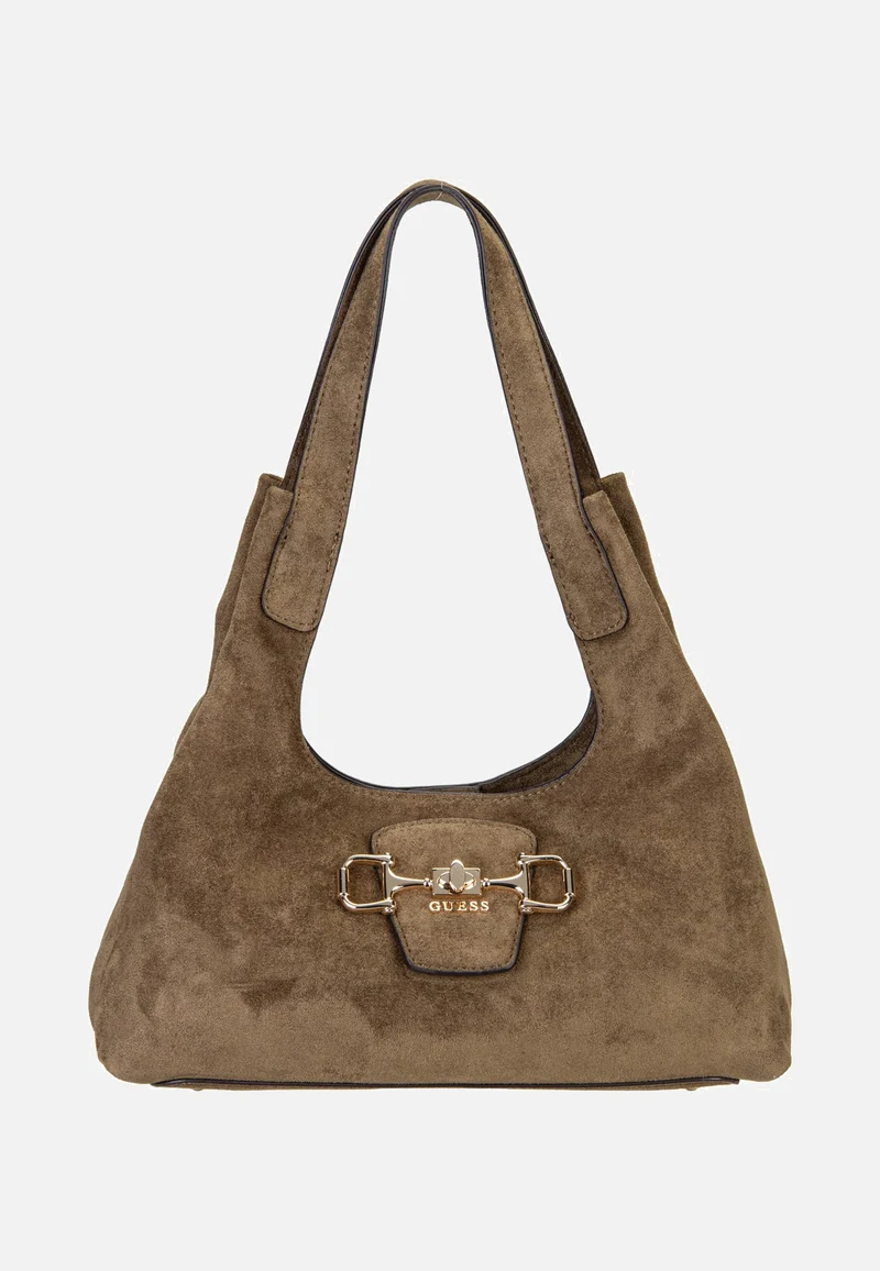Sunset Small Suede 14010 Olive - Schultertasche