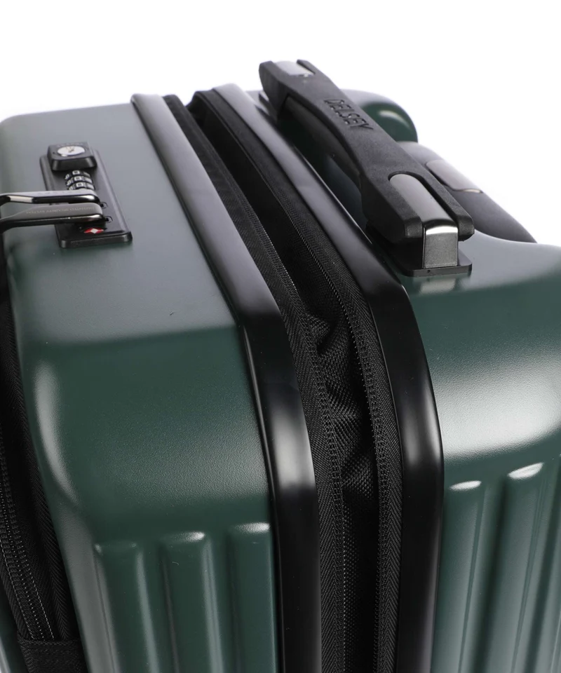 Delsey Paris Securitime 4-Rollen Trolley deep green