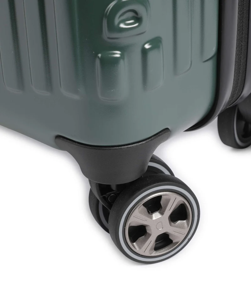 Delsey Paris Securitime 4-Rollen Trolley deep green