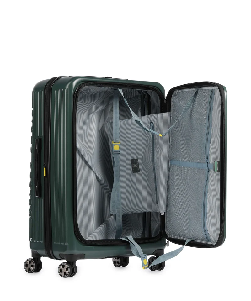 Delsey Paris Securitime 4-Rollen Trolley deep green