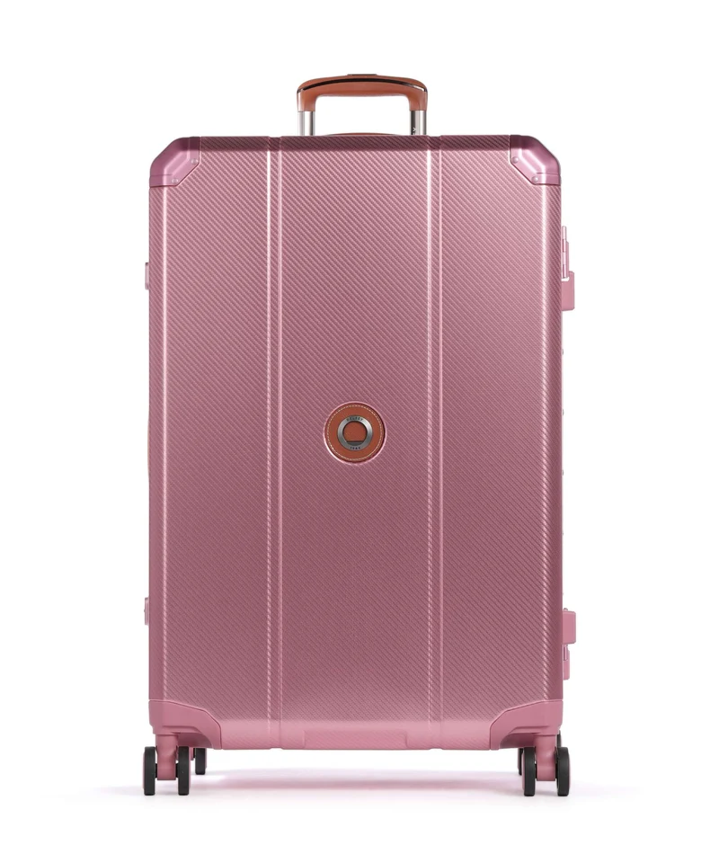 Delsey Paris Alu'R 4-Rollen Trolley pink