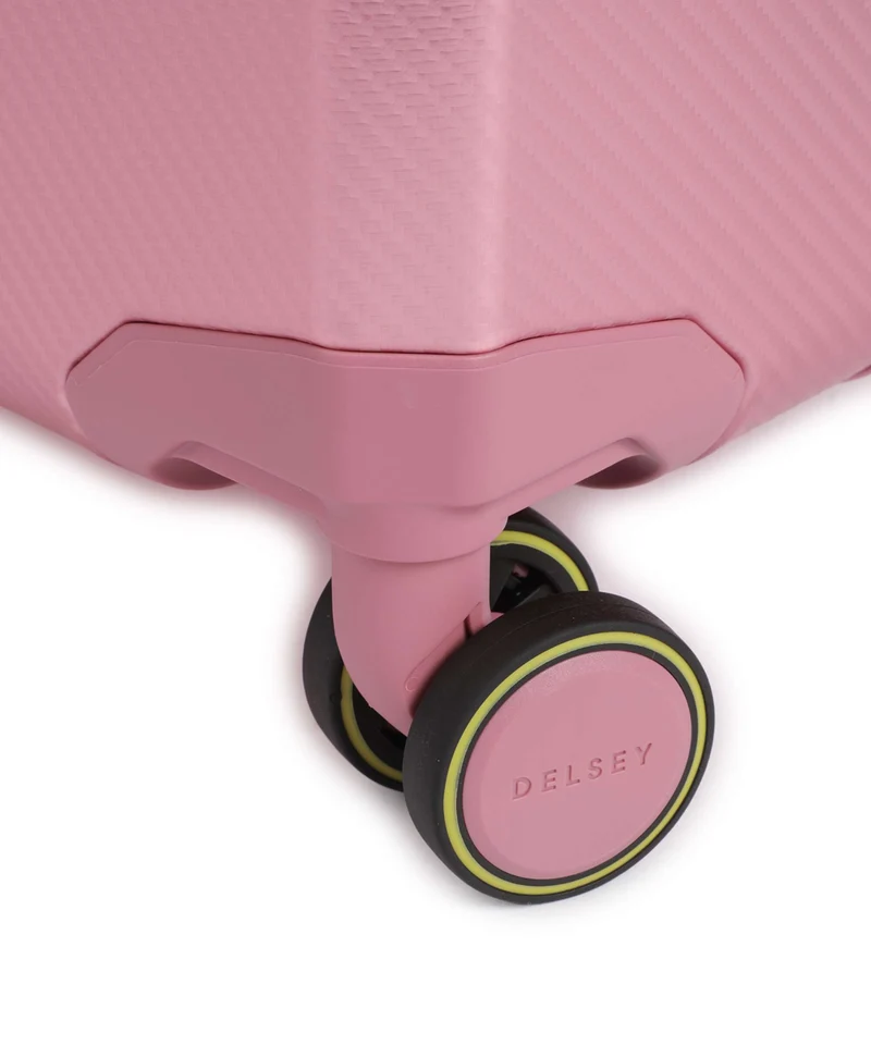 Delsey Paris Alu'R 4-Rollen Trolley pink