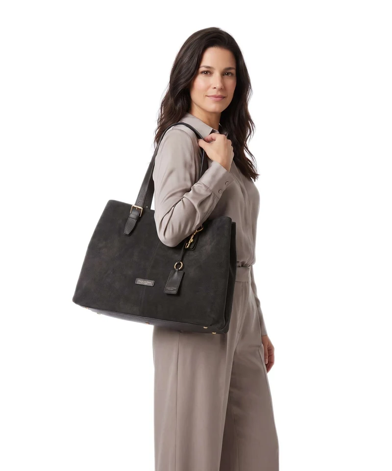 Marc O'Polo Phillis M Shopper burnt coffee