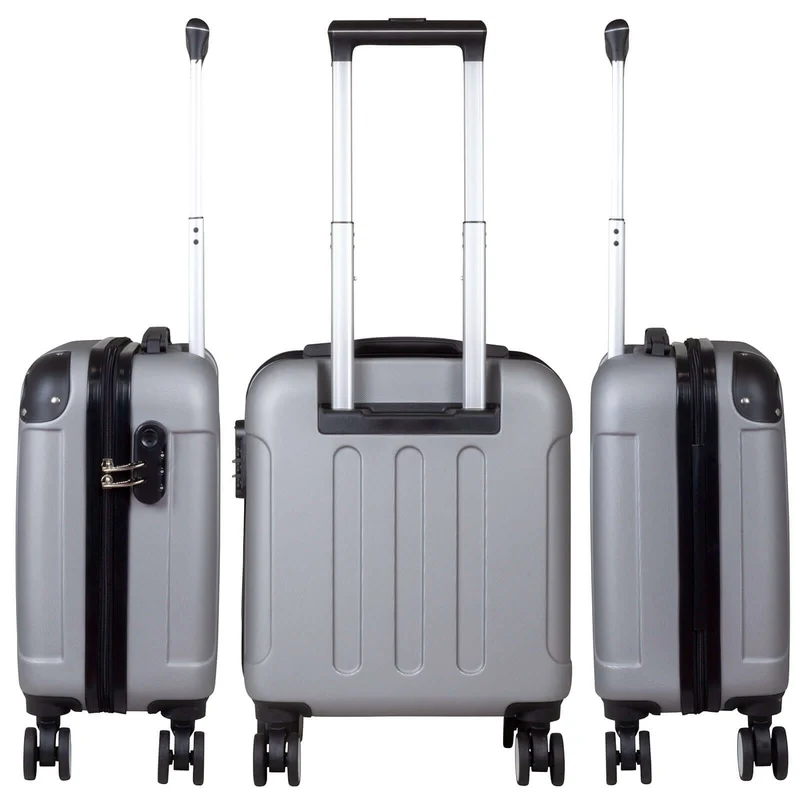Hartschalen-Handgepäcktrolley Avalon - extra klein 45x36x20cm - Trolleygriff - Doppelrollen