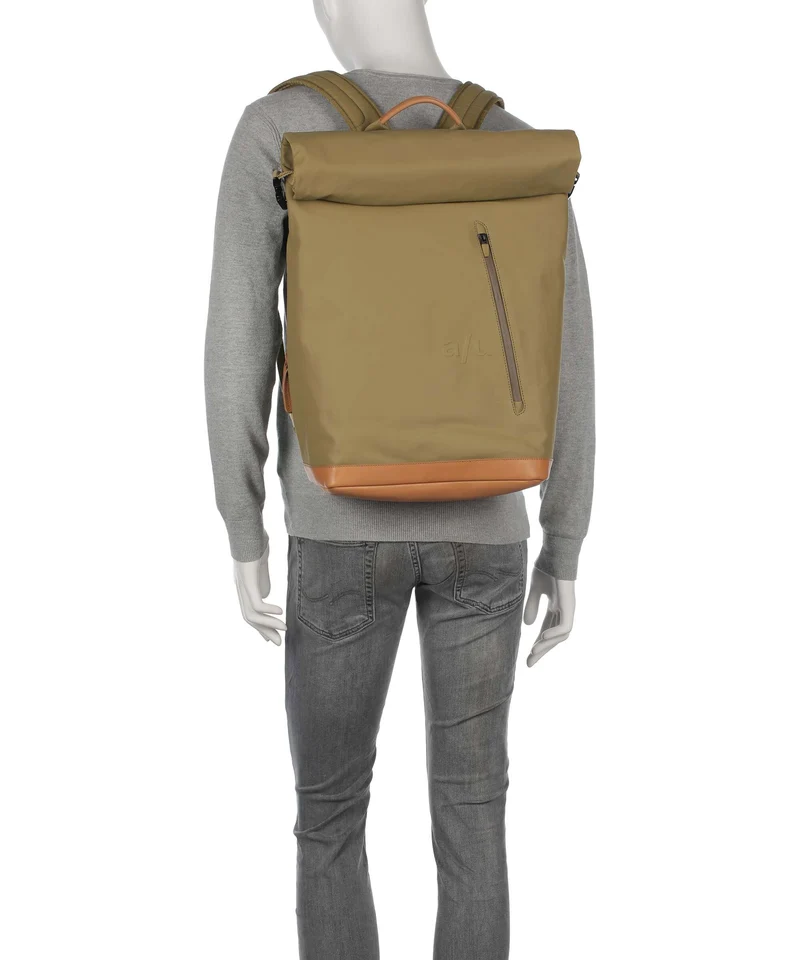 Aunts & Uncles Japan Matsuyama Rolltop Rucksack olive stone