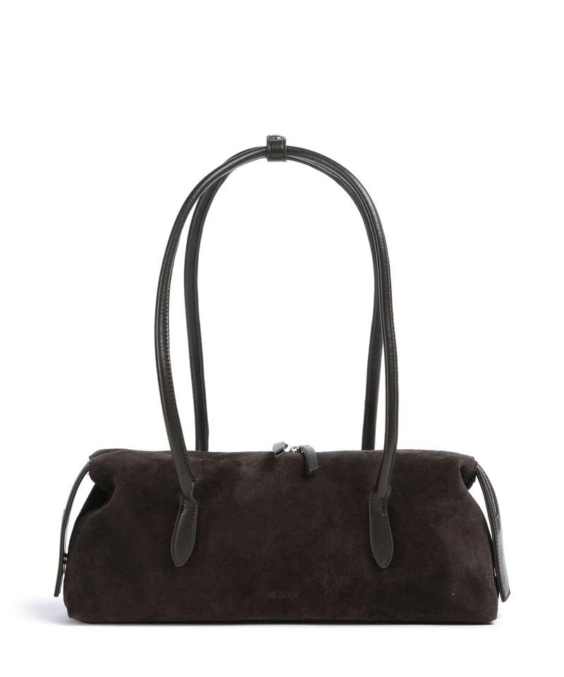 Kazar Brak Schultertasche dark brown