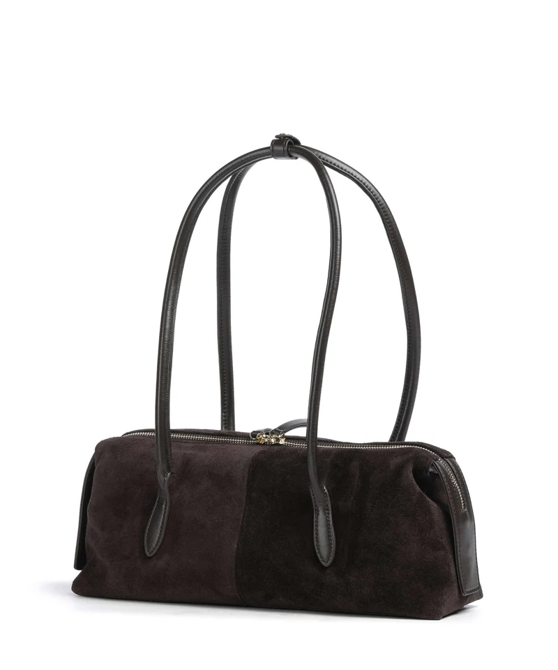 Kazar Brak Schultertasche dark brown