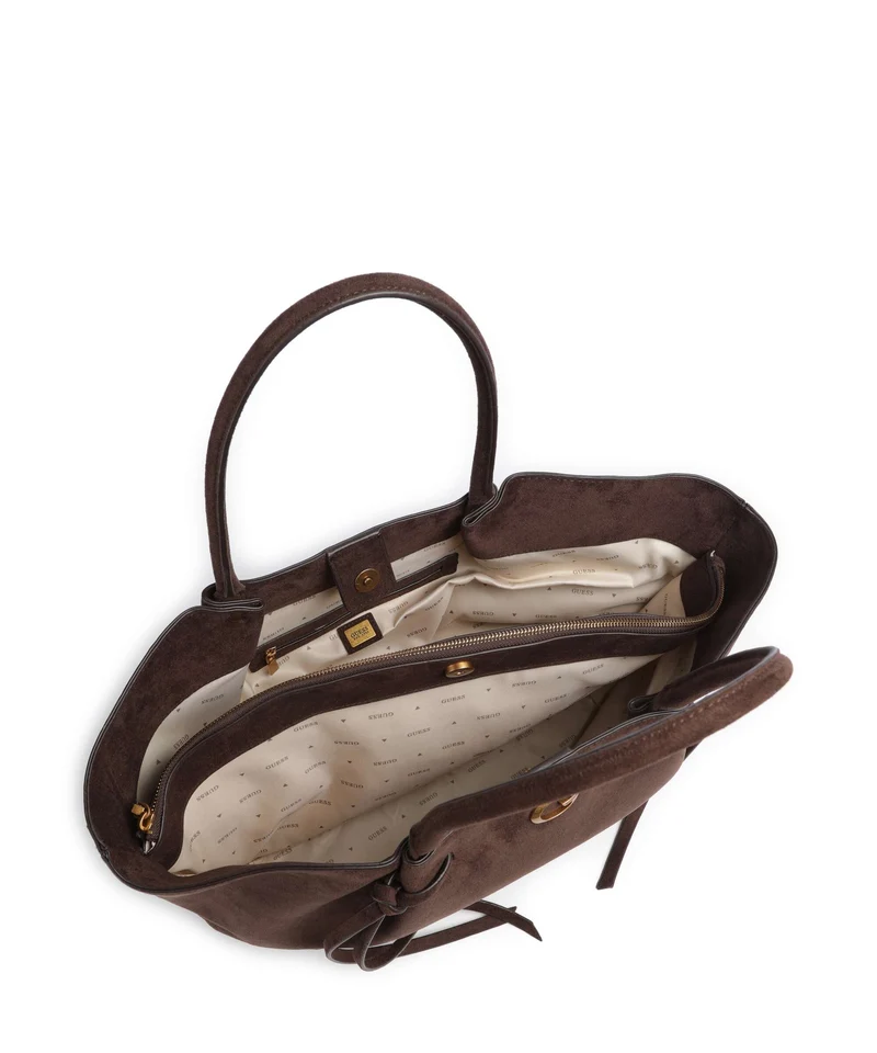 Guess Allegra Girlfriend Shopper espresso