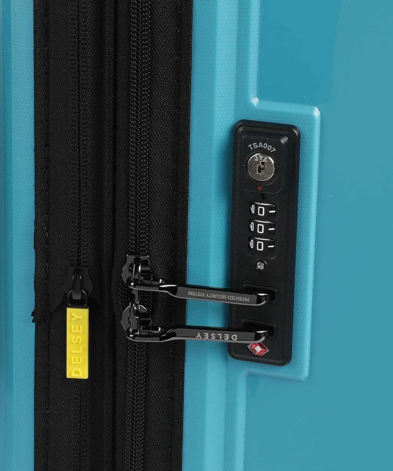 Delsey Paris Lutece Se 4-Rollen Trolley peacock