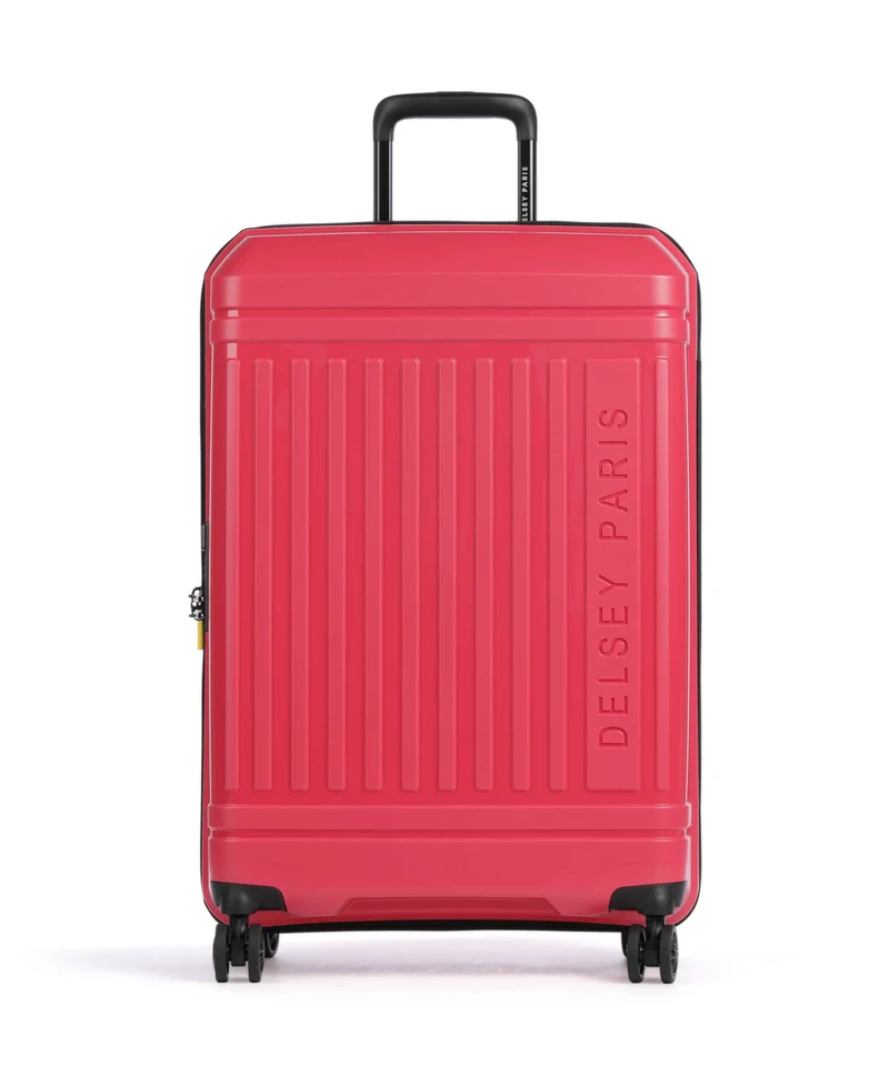 Delsey Paris Lutece Se 4-Rollen Trolley magenta
