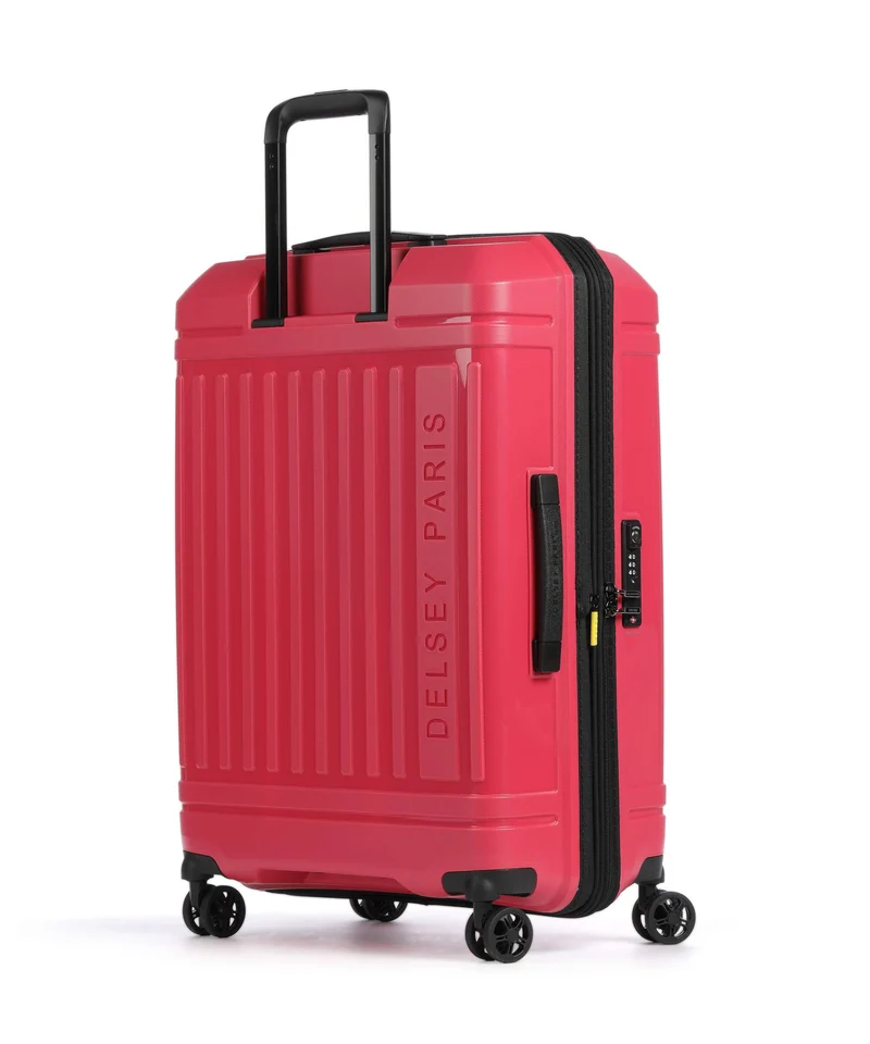 Delsey Paris Lutece Se 4-Rollen Trolley magenta