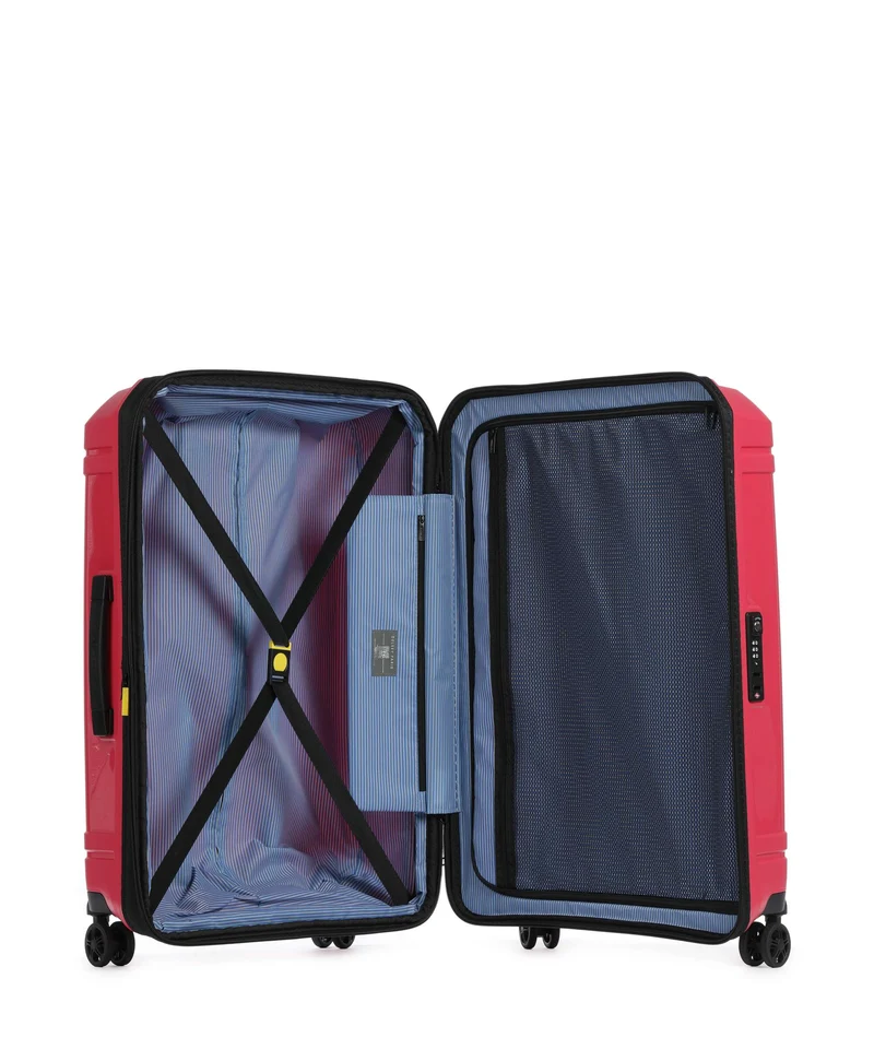 Delsey Paris Lutece Se 4-Rollen Trolley magenta