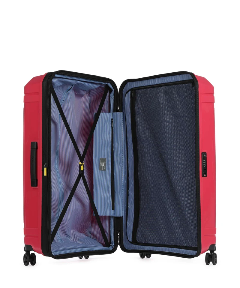 Delsey Paris Lutece Se 4-Rollen Trolley magenta