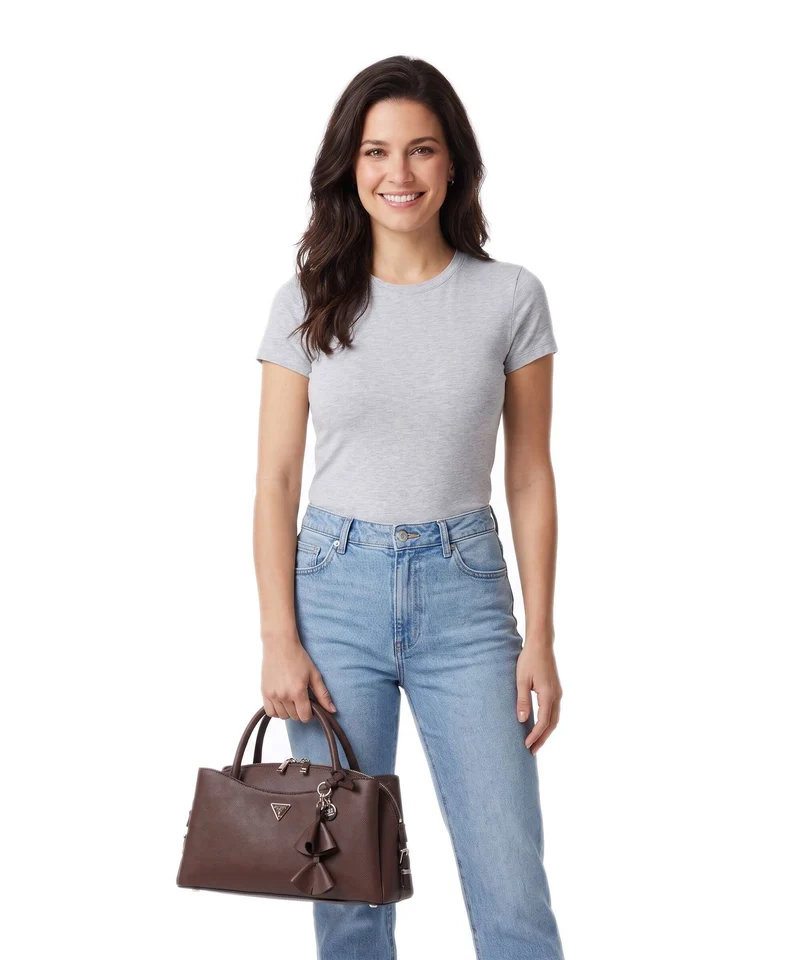 Guess Danielle Girlfriend Small Handtasche brown