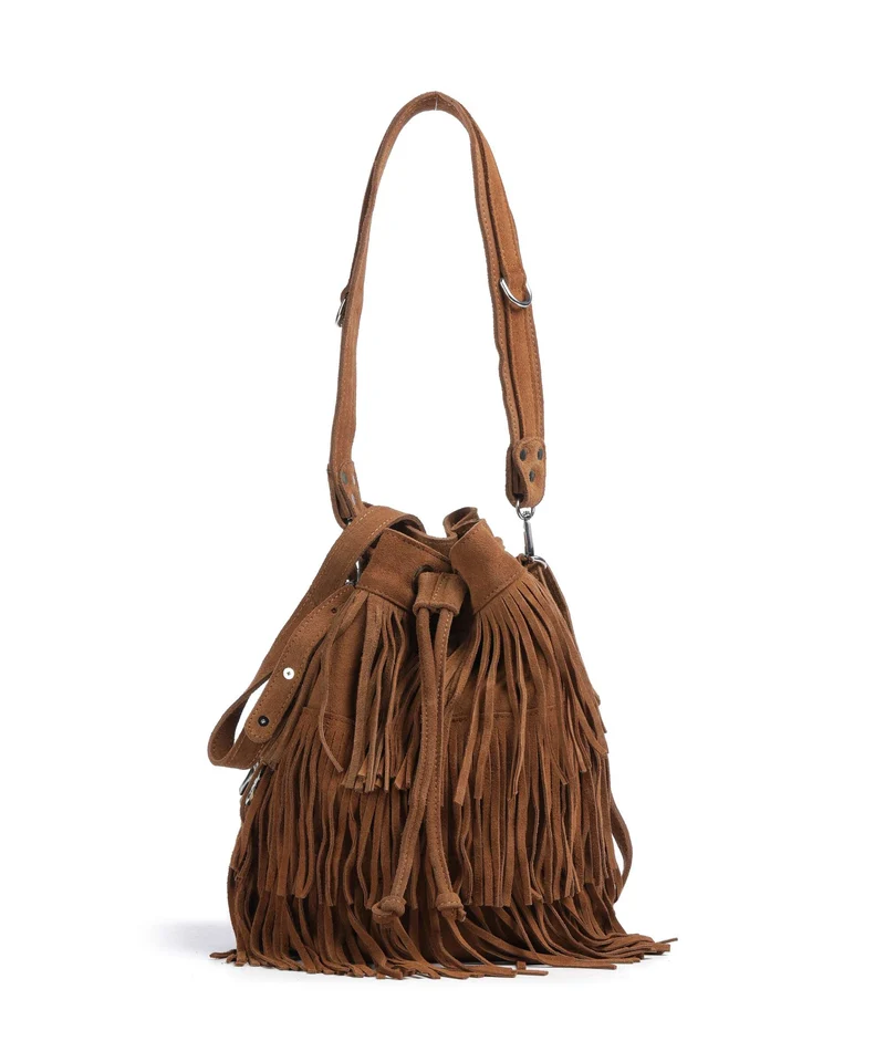Anokhi Bucket Handtasche tan