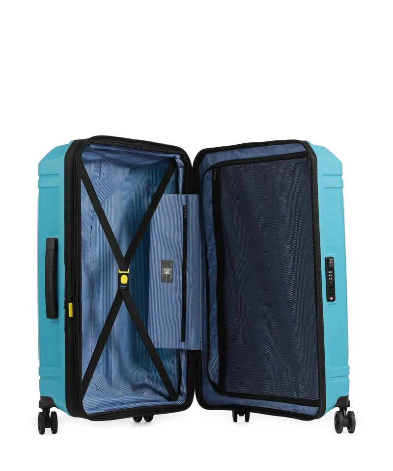 Delsey Paris Lutece Se 4-Rollen Trolley peacock