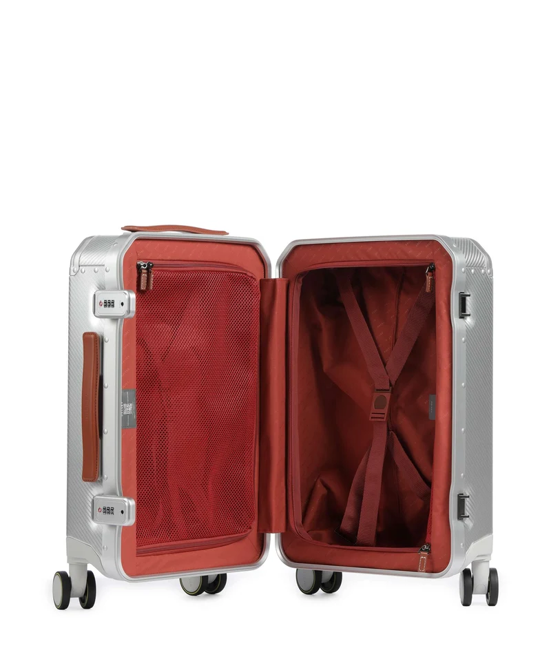 Delsey Paris Alu'R 4-Rollen Trolley silver
