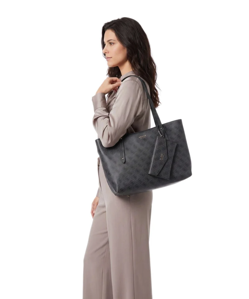 Guess Brenton Shopper coal logo