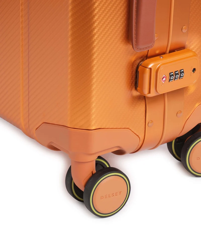 Delsey Paris Alu'R 4-Rollen Trolley orange