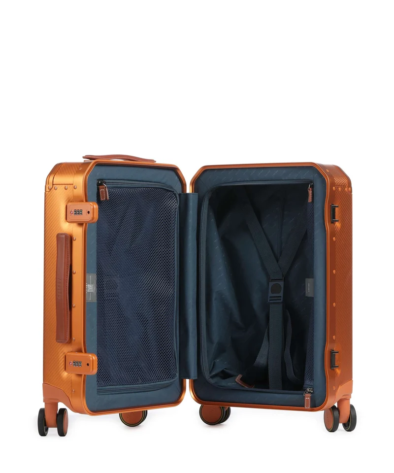 Delsey Paris Alu'R 4-Rollen Trolley orange