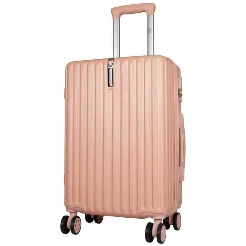 Handgepäck Boarding-Koffer Größe 55cm Hartschale Koffer-Trolley Doppelrollen Trendyshop365